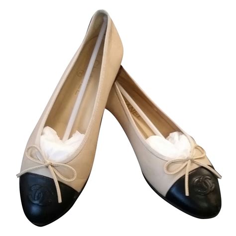 where can i buy chanel ballerina flats|chanel two toned flats.